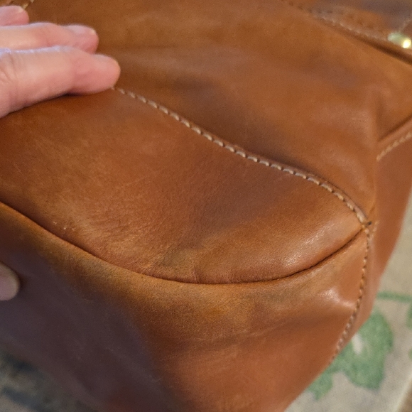 Coach Tan Leather Crossbody Bag - Picture 13 of 16